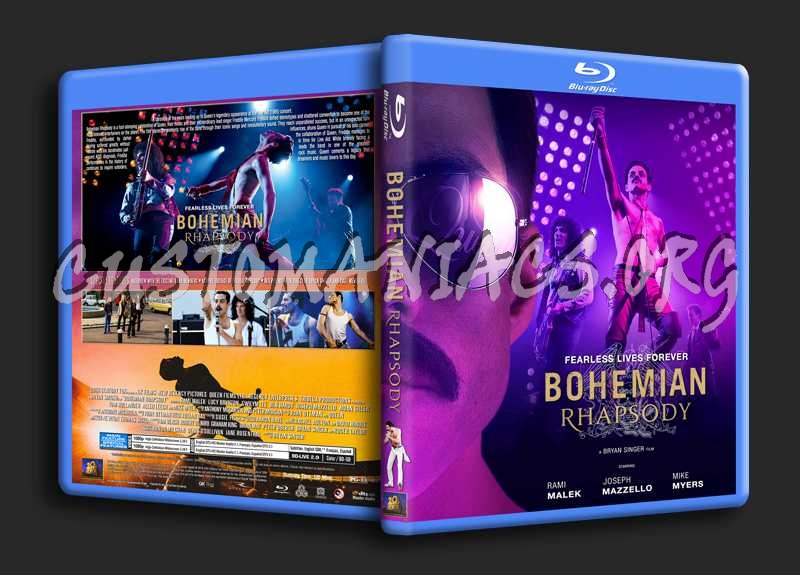 Bohemian Rhapsody (2018) blu-ray cover