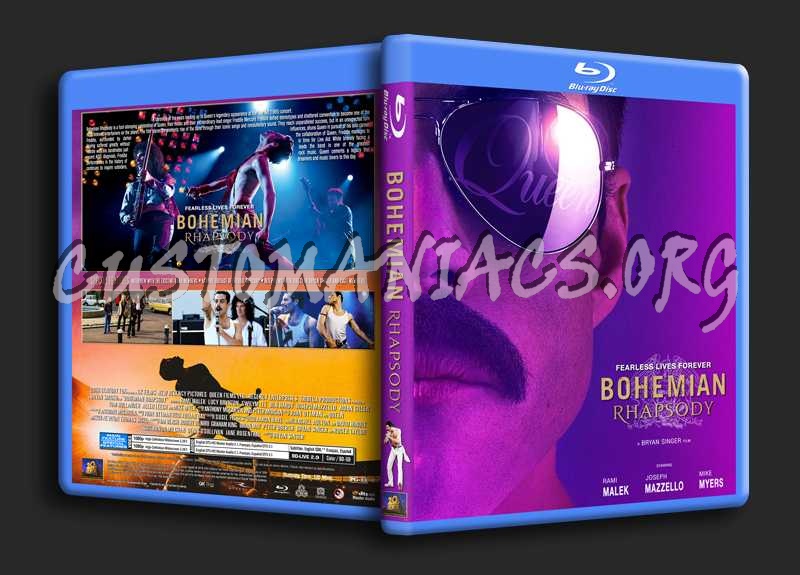 Bohemian Rhapsody (2018) blu-ray cover
