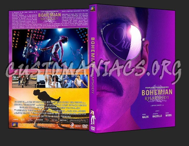 Bohemian Rhapsody (2018) dvd cover