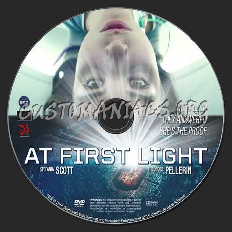 At First Light (2018) dvd label