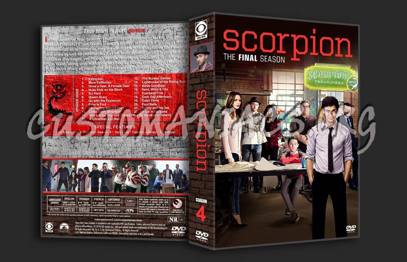 Scorpion - Season 4 dvd cover