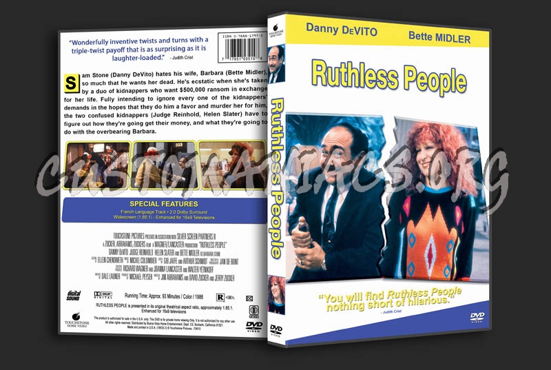 Ruthless People dvd cover