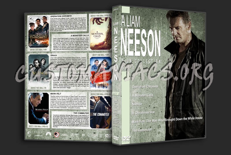 A Liam Neeson Film Collection - Set 8 dvd cover