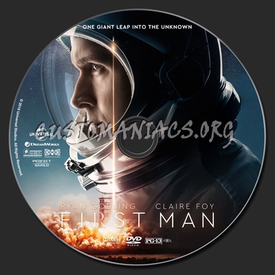 First Man dvd label
