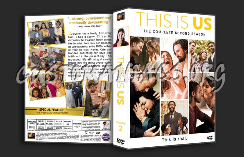 This is Us - Season 2 dvd cover