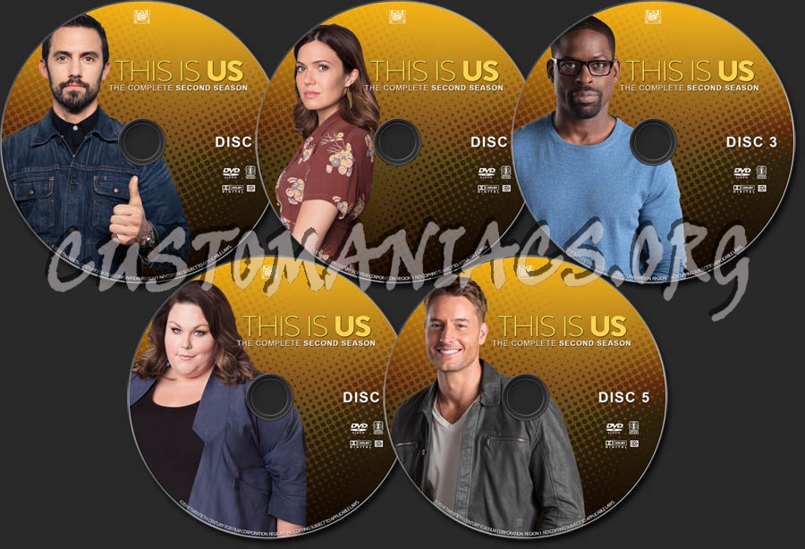 This is Us - Season 2 dvd label