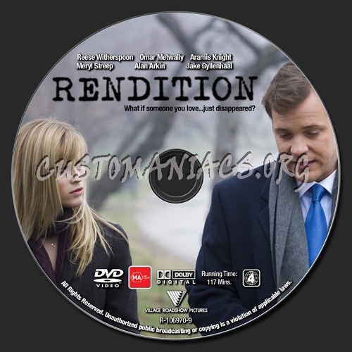 Rendition dvd label