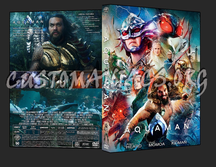 Aquaman (2018) dvd cover