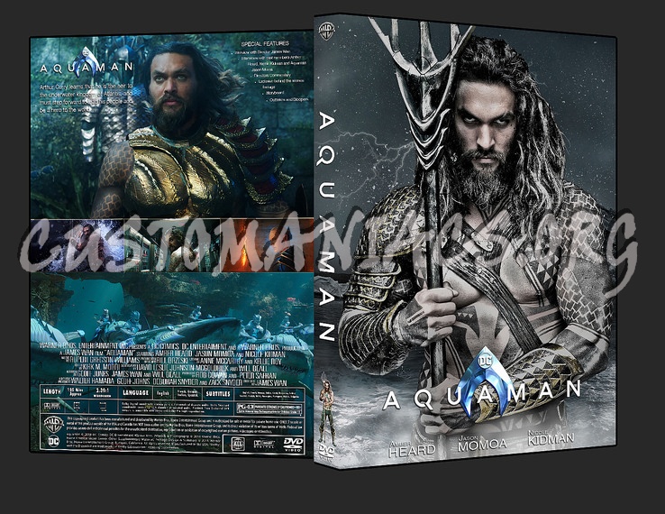 Aquaman (2018) dvd cover