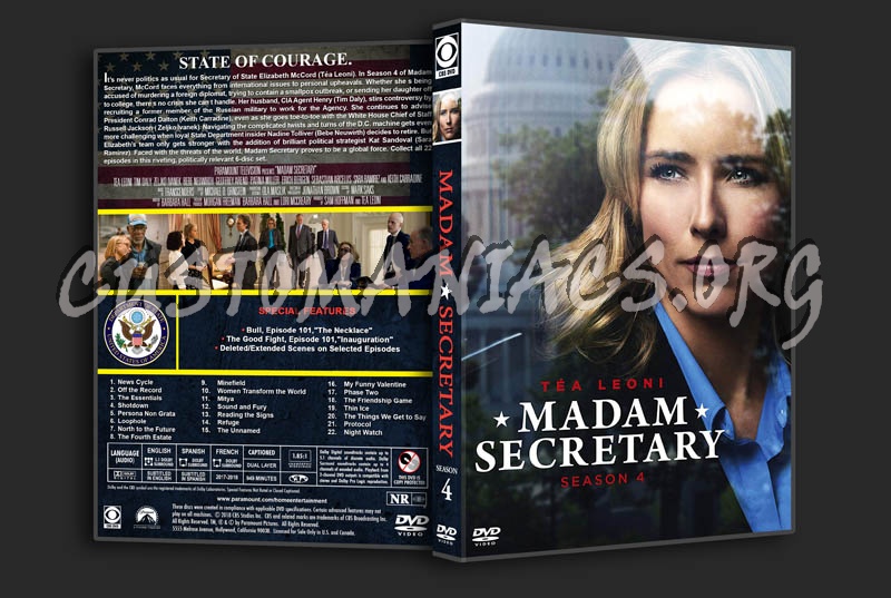 Madam Secretary - Season 4 dvd cover