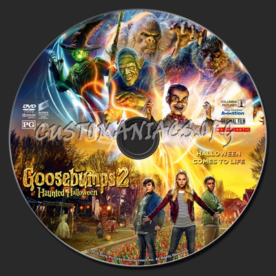 Goosebumps 2: Haunted Halloween dvd label