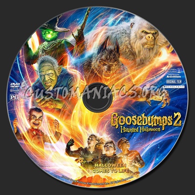 Goosebumps 2: Haunted Halloween dvd label