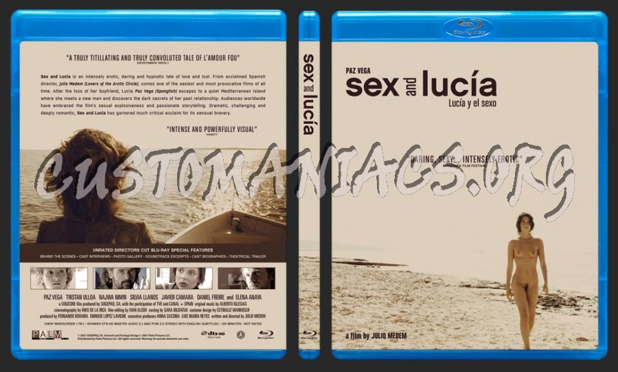 Sex And Lucia blu-ray cover