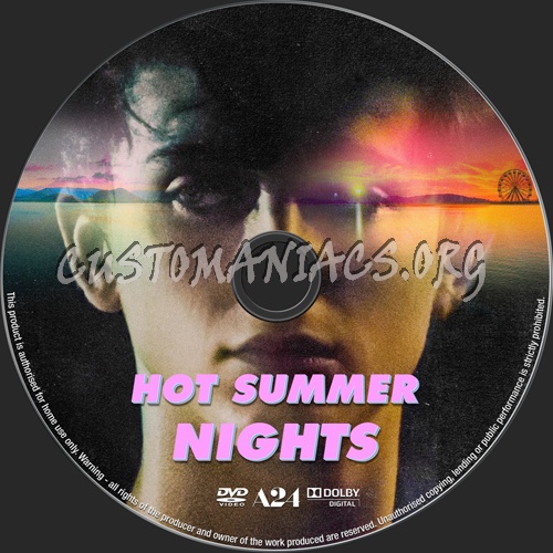 Hot Summer Nights (2018) dvd label