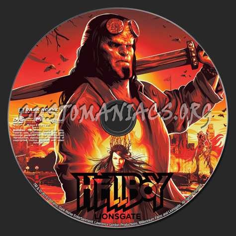 HellBoy (2019) dvd label