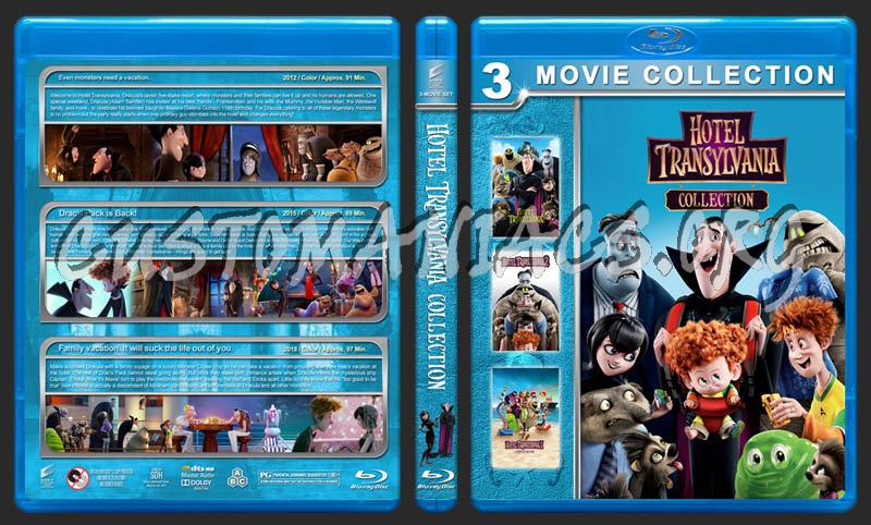 Hotel Transylvania Collection blu-ray cover