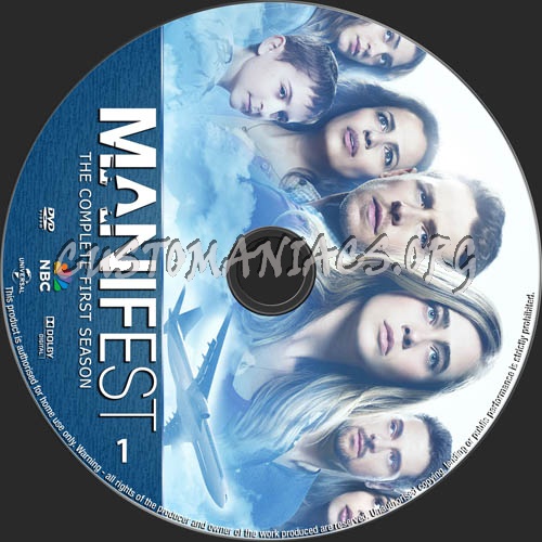 Manifest Season 1 dvd label
