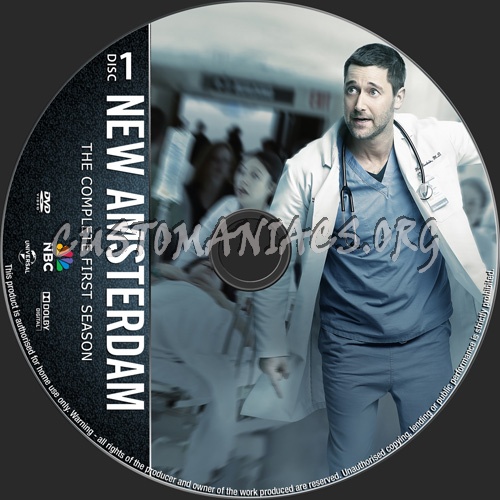 New Amsterdam Season 1 dvd label