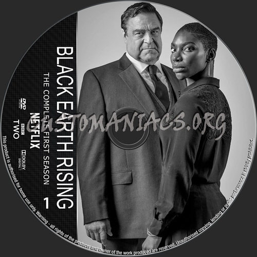 Black Earth Rising Season 1 dvd label