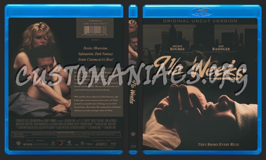 9 Weeks blu-ray cover