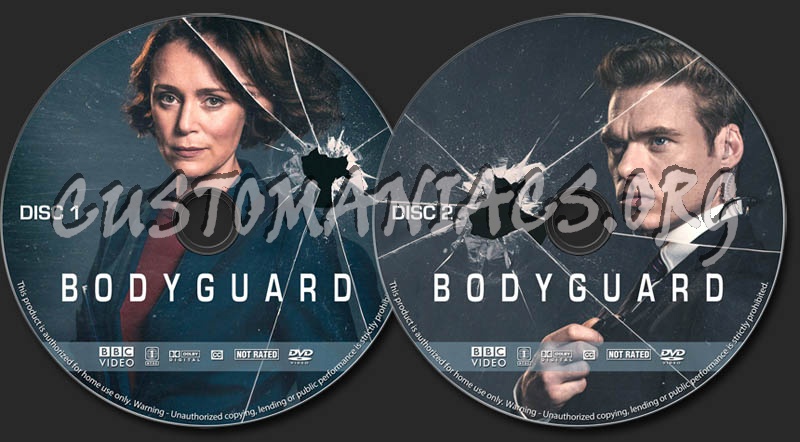 Bodyguard - Season 1 dvd label