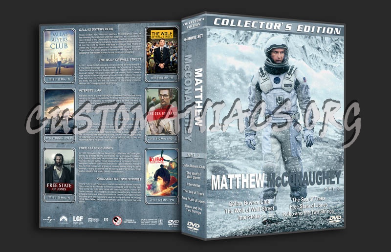 Matthew McConaughey Collection - Set 3 (2013-2016) dvd cover