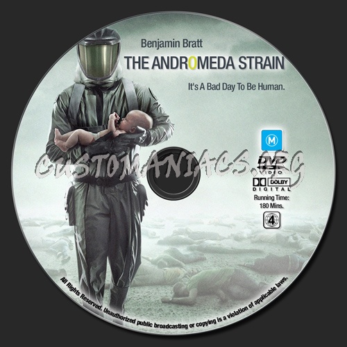 The Andromeda Strain dvd label