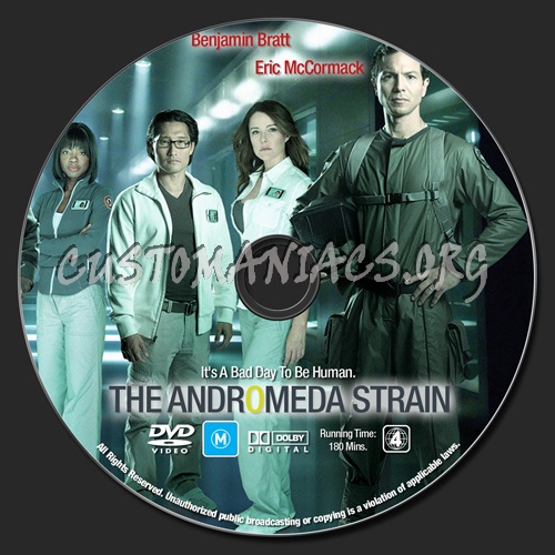 The Andromeda Strain dvd label