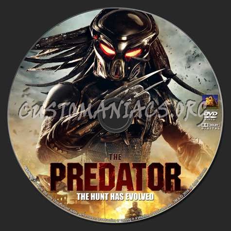 The Predator (2018) dvd label