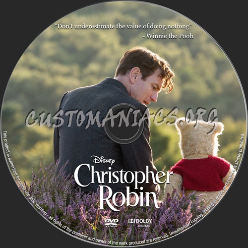 Christopher Robin (2018) dvd label