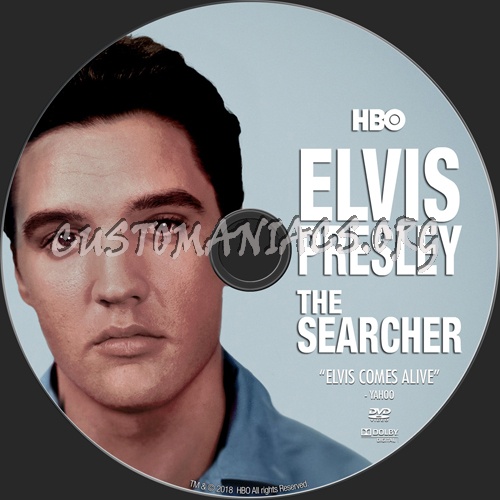 Elvis Presley: The Searcher (2018) dvd label