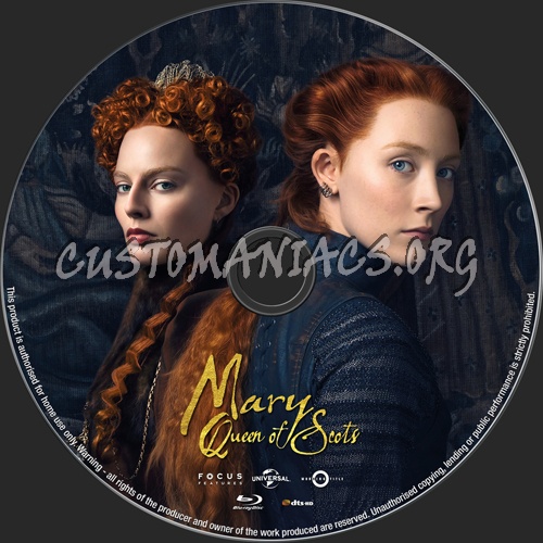 Mary Queen of Scots (2018) blu-ray label