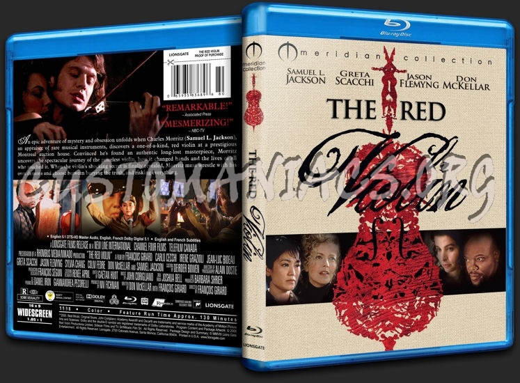 The Red Violin blu-ray cover