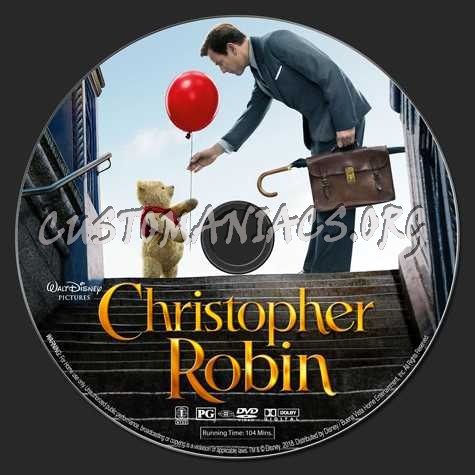 Christopher Robin (2018) dvd label