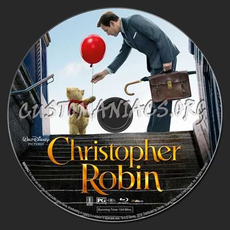 Christopher Robin (2018) blu-ray label