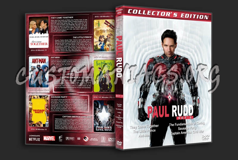 Paul Rudd Collection - Set 5 dvd cover