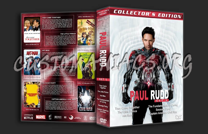 Paul Rudd Collection - Set 5 dvd cover