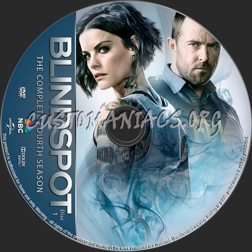 Blindspot Season 4 dvd label