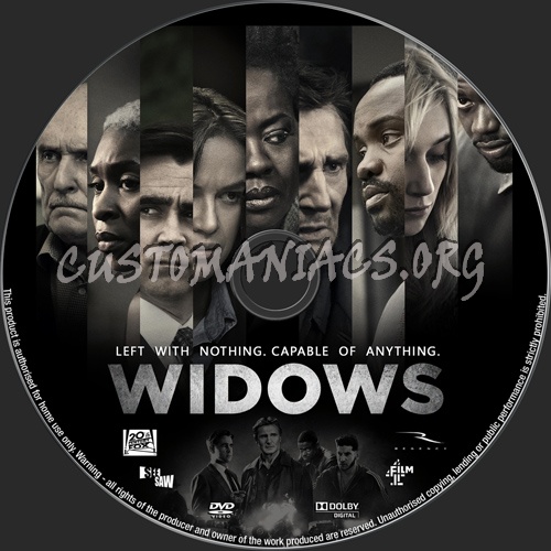 Widows dvd label