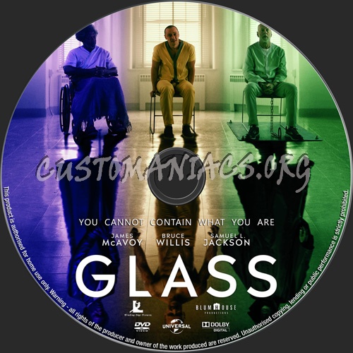 Glass dvd label