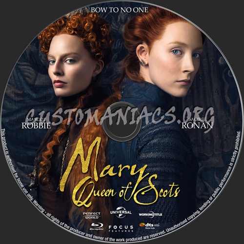 Mary Queen Of Scots blu-ray label