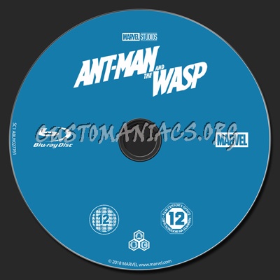 Ant-Man And The Wasp blu-ray label