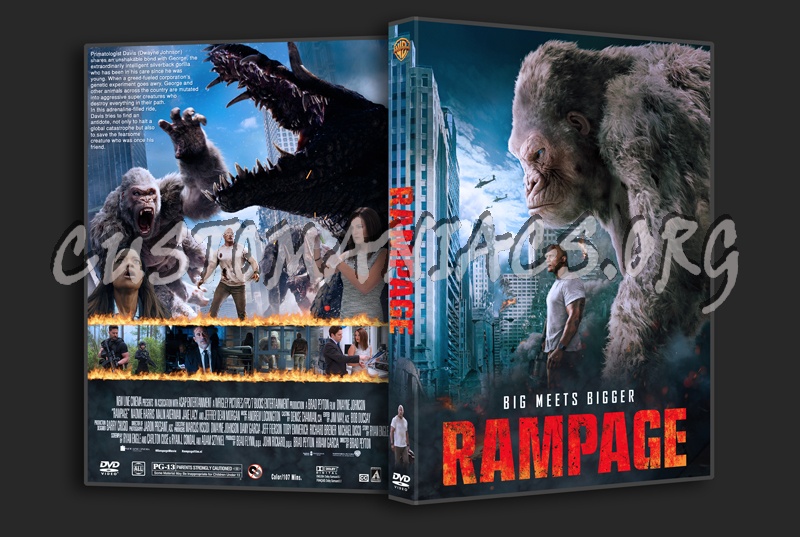 Rampage (2018) dvd cover