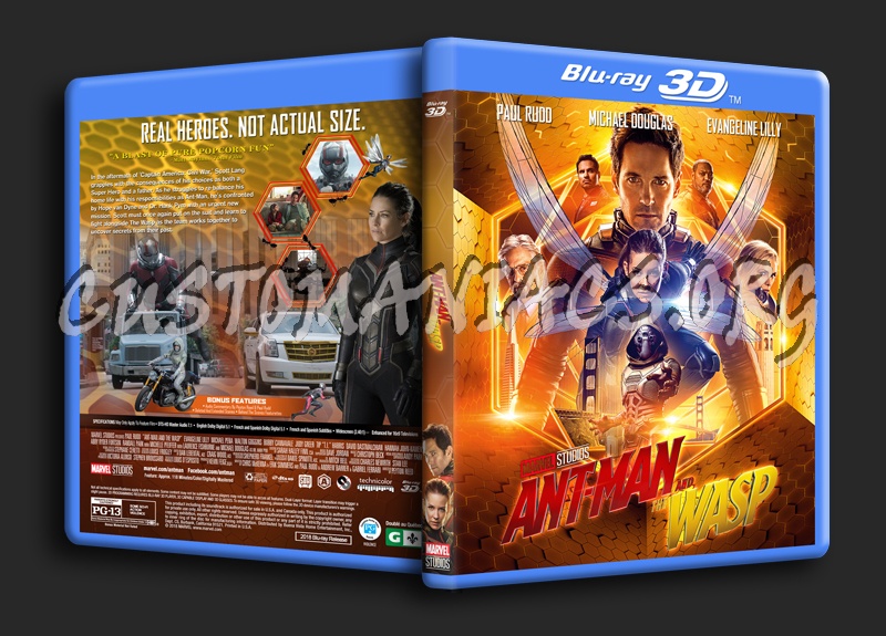 Ant-Man And The Wasp 3D dvd cover