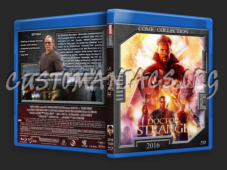 Doctor Strange blu-ray cover