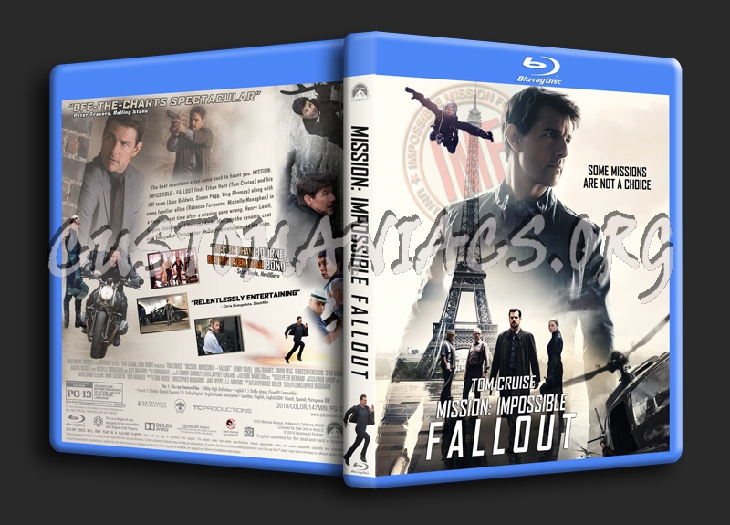 Mission: Impossible - Fallout dvd cover