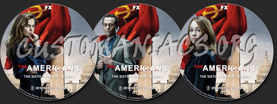 The Americans - Season 6 dvd label