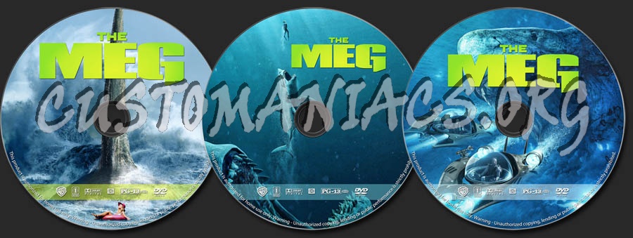 The Meg dvd label