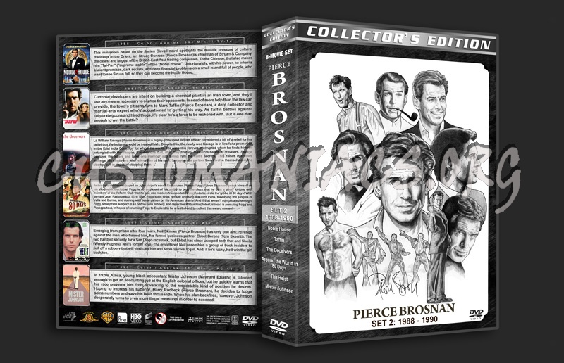 Pierce Brosnan Filmography - Set 2 (1988-1990) dvd cover