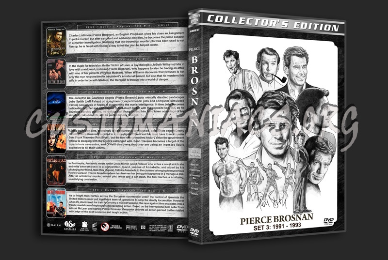 Pierce Brosnan Filmography - Set 3 (1991-1993) dvd cover
